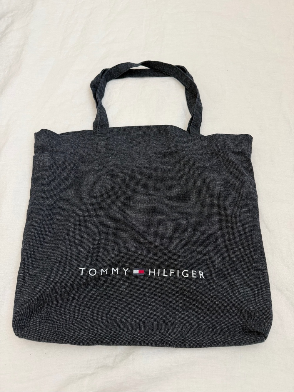 Tommy Hilfiger Classic Logo Canvas Tote Bag